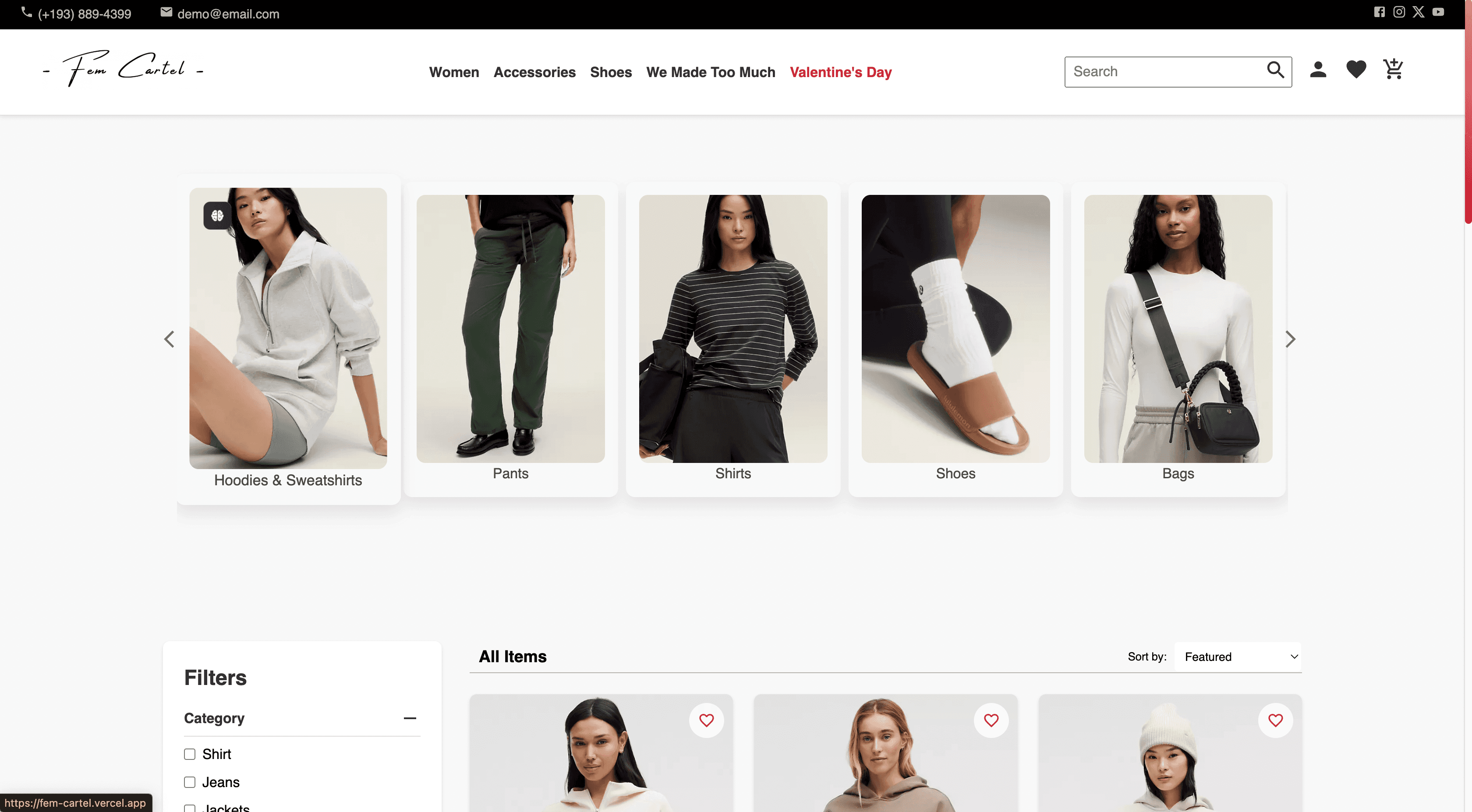 Fem-Cartel E-Commerce